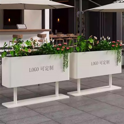 Caixas para flores em fibra de vidro