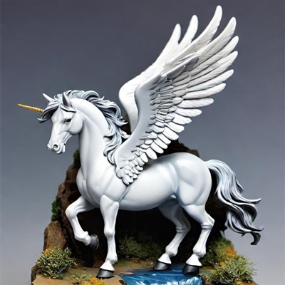 Escultura de Criatura Mítica